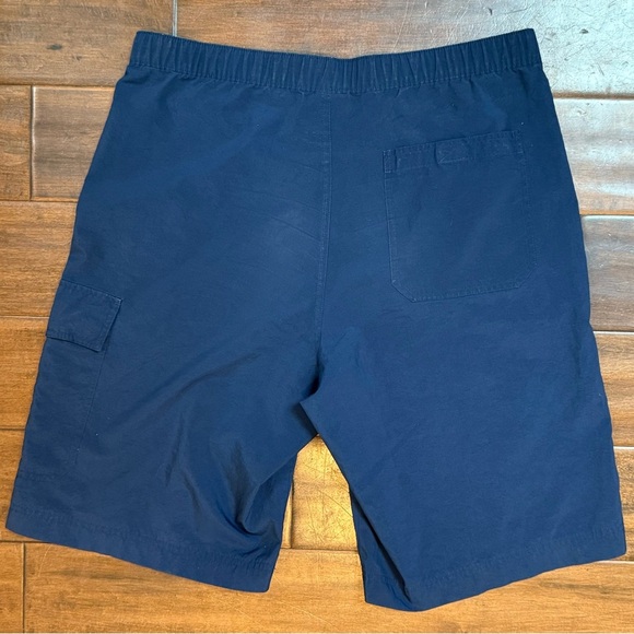 Nike Utility Cargo Shorts Men’s M Navy Nylon Vintage Style Outdoor Swim Hybrid - Picture 2 of 13